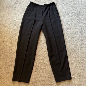 Giorgio Armani vintage high waisted tapered wool trousers made in Italy